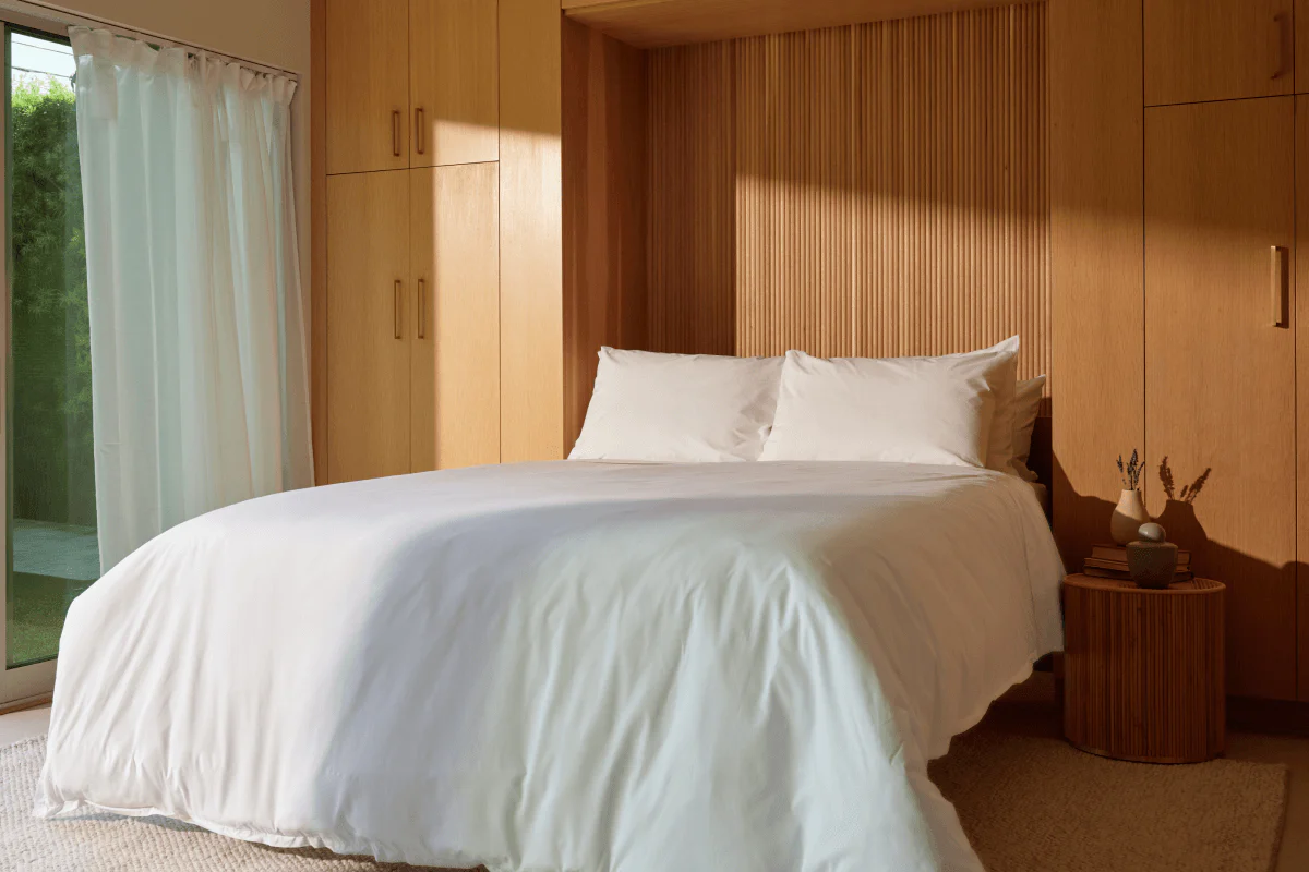 Cotton Percale Duvet Cover - Image 3