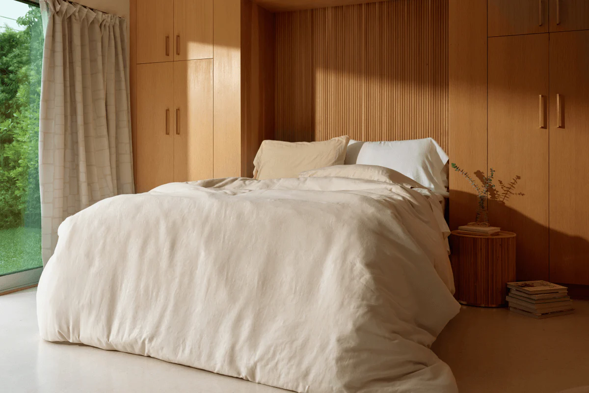 Linen-Cotton Duvet Cover - Image 10